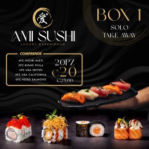 ami sushi palermo box asporto domicilio offerta promozione 1